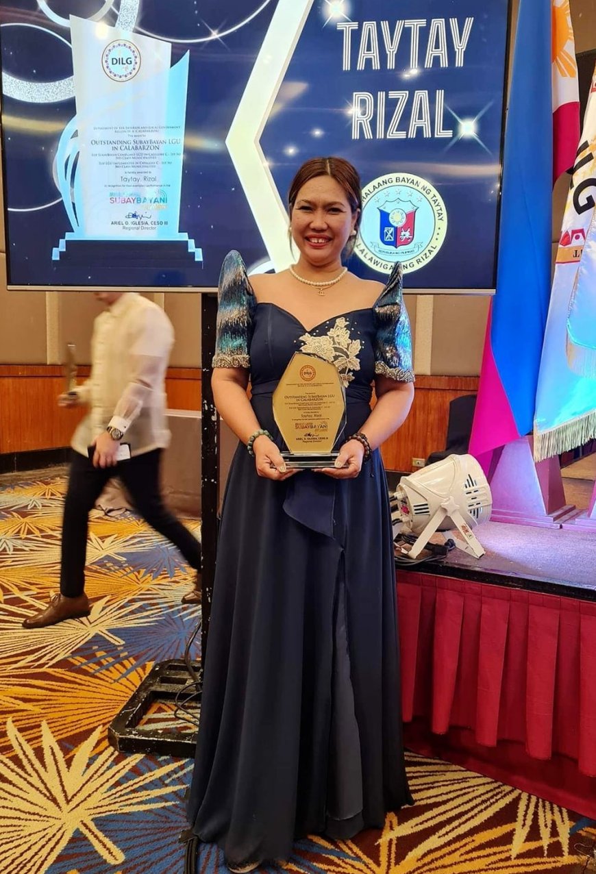 Taytay, Rizal Honored as Outstanding LGU in CALABARZON at 1st SubayBayani Awards