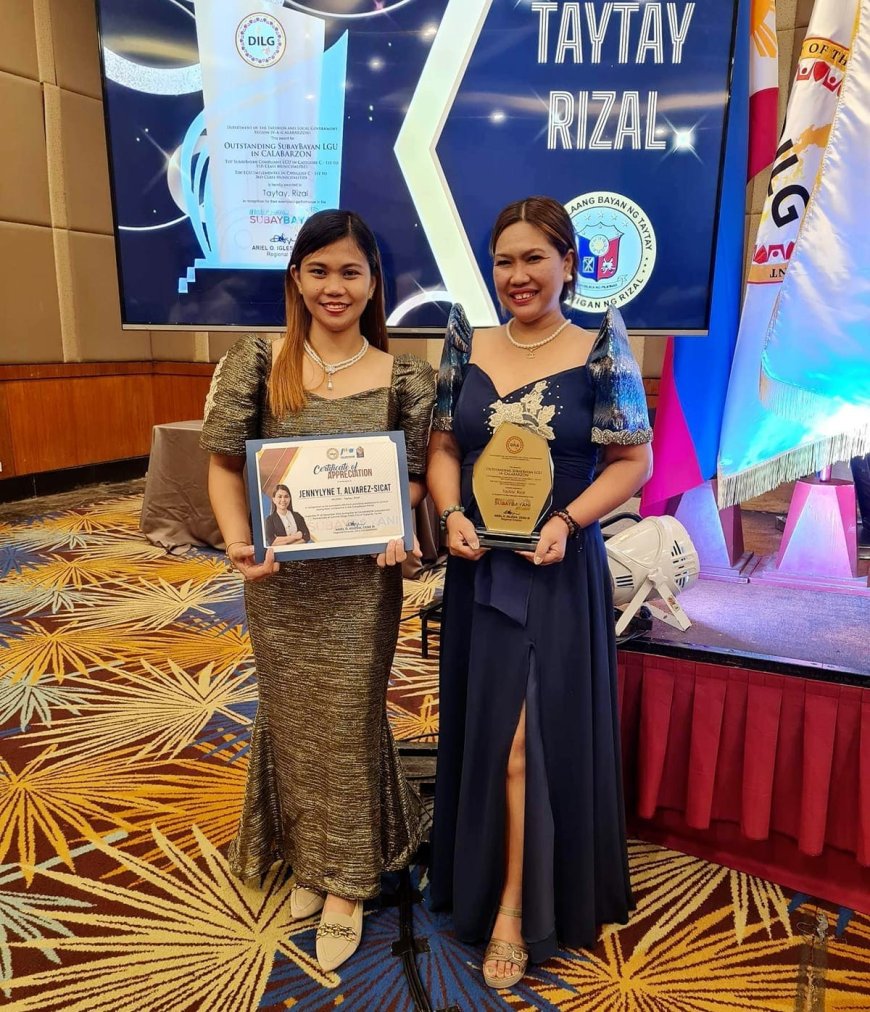 Taytay, Rizal Honored as Outstanding LGU in CALABARZON at 1st SubayBayani Awards