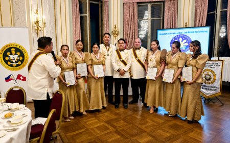 Global Filipino Leadership on Display: Knights of Rizal Switzerland Elevates Legacy in Landmark Lucerne Ceremony