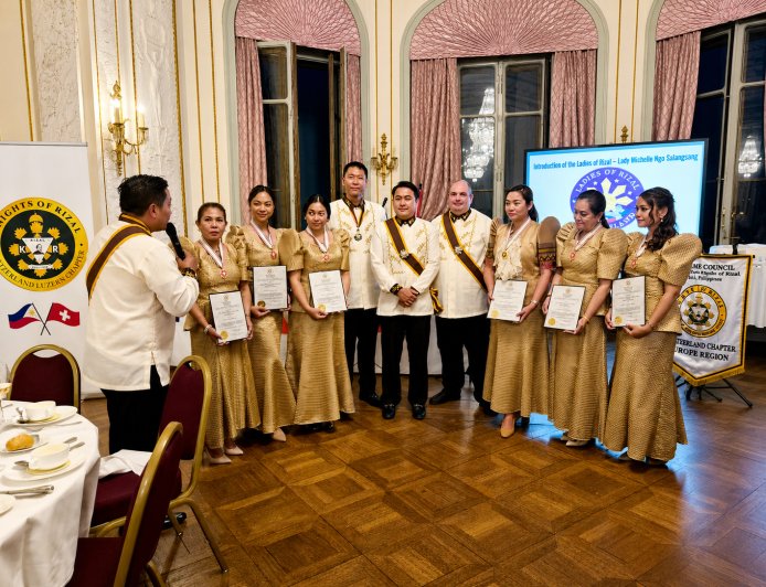 Global Filipino Leadership on Display: Knights of Rizal Switzerland Elevates Legacy in Landmark Lucerne Ceremony