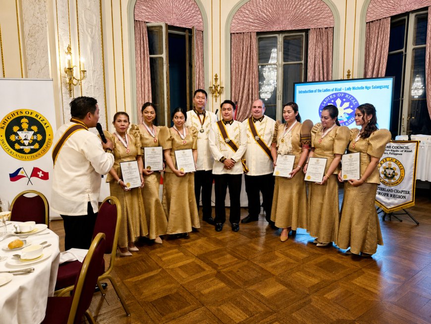 Global Filipino Leadership on Display: Knights of Rizal Switzerland Elevates Legacy in Landmark Lucerne Ceremony